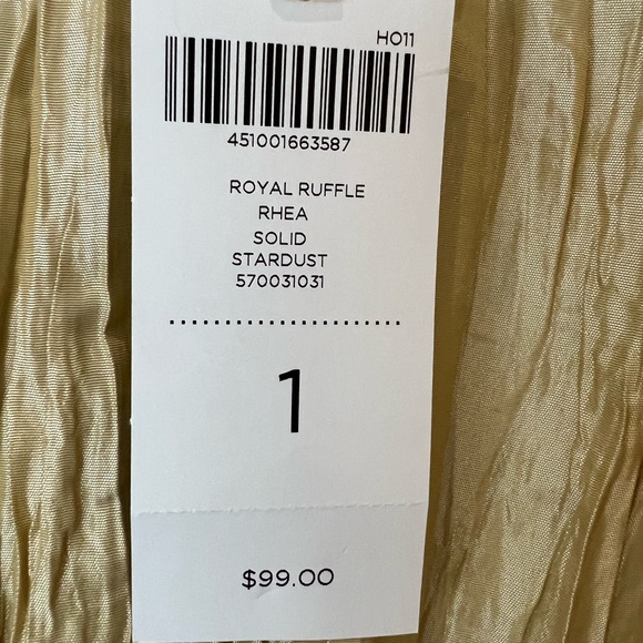 Chico's Gold Crinkle Jacket - Picture 4 of 6